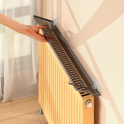 Space saving radiator - radiator, shelf