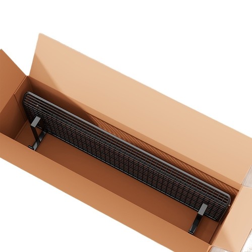 Radiator shelf black - white, 40