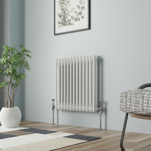 Column radiator gloss white - column,