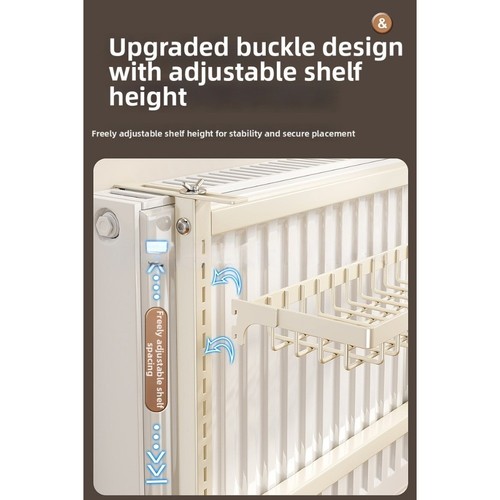 Adjustable radiator shelf - radiator,